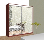 Шкаф-купе с пескоструйным рисунком